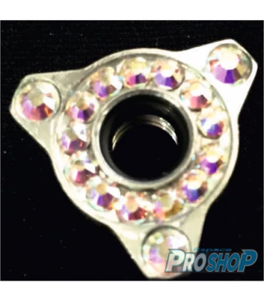 Ecrou Strassé Comet Silver Nuts , Kit De 8. 2 Ecrou Strassé Comet Silver Nuts , Kit De 8. – Image 2