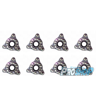 Ecrou Strassé Comet Silver Nuts , Kit De 8. 3 Ecrou Strassé Comet Silver Nuts , Kit De 8. – Image 3