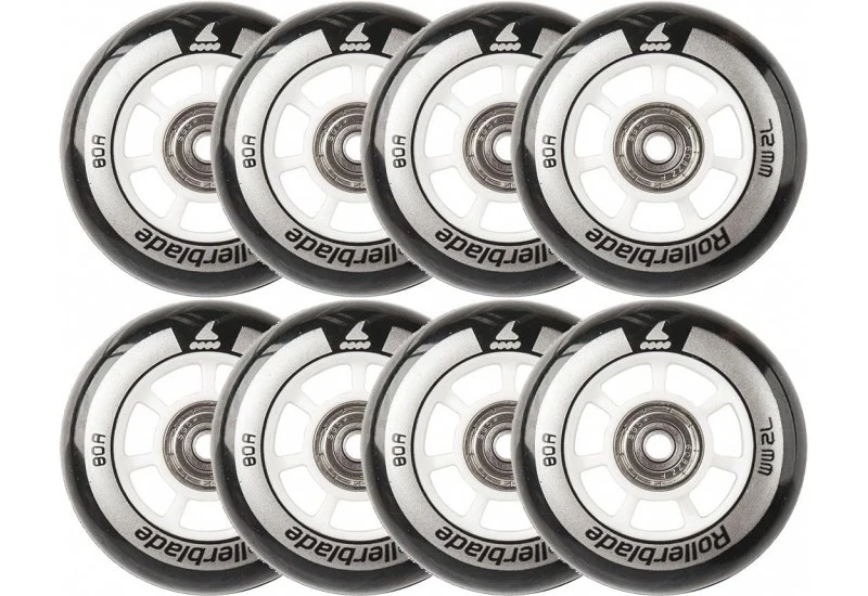 Rollerblade ROUES 76MM/80A + Roulements SG5 (8 Roues) 1 Rollerblade ROUES 76MM/80A + Roulements SG5 (8 Roues)